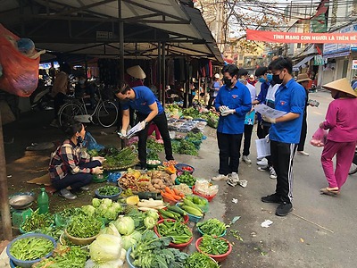 Tuổi trẻ Quận Ngô Quyền chung tay phòng, chống dịch Covid-19